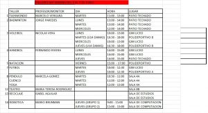 HORARIOS PARO