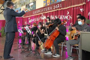 Grupo musical estudiantes